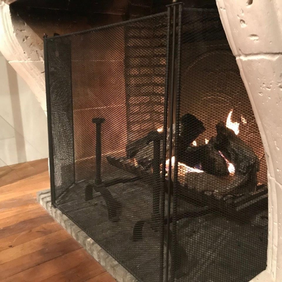 Fireplace screen Piet Jonker