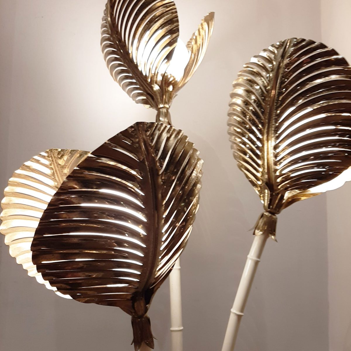 Vintage palm tree floor lamp on sale