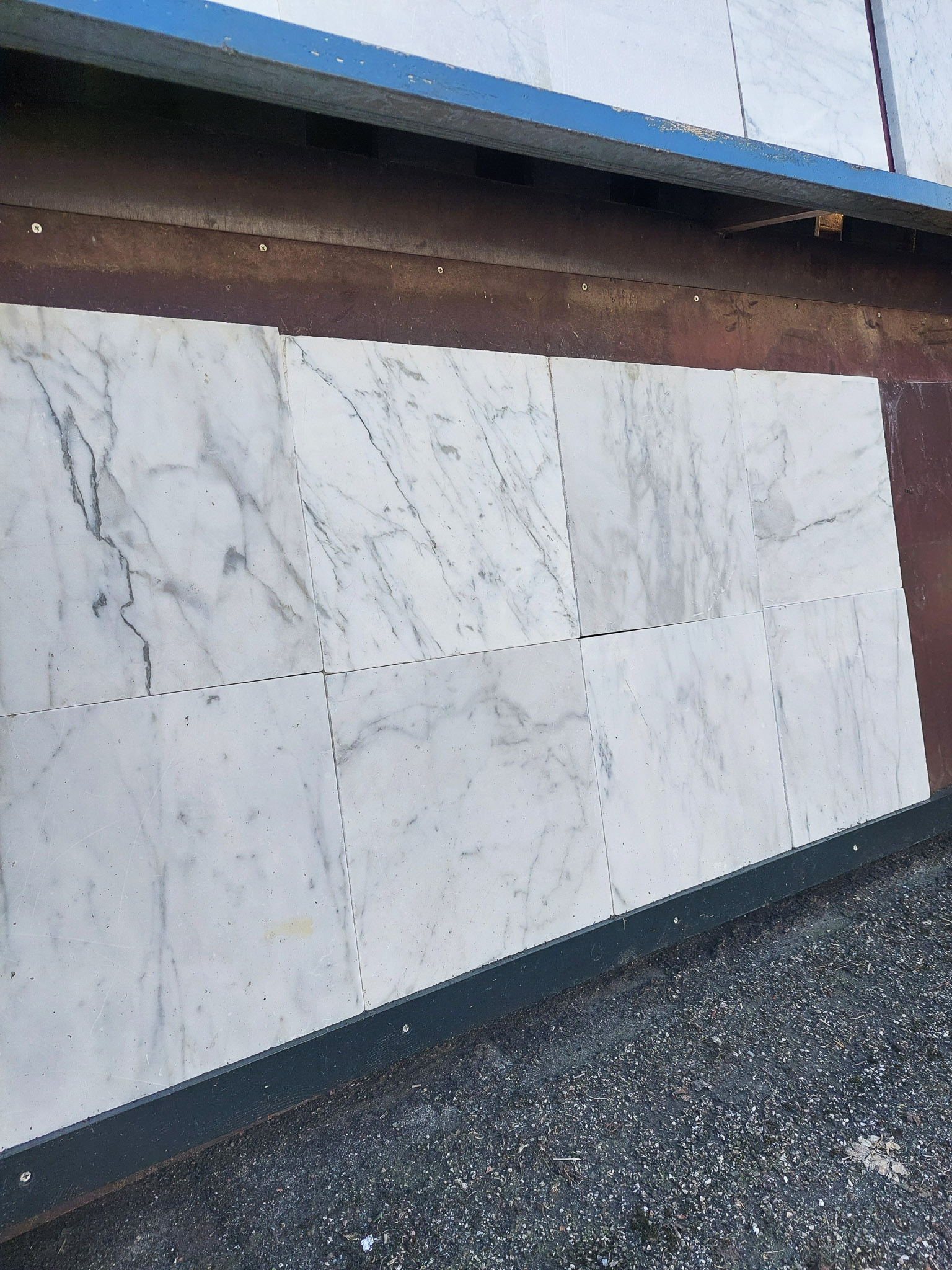 Antique marble floor tiles 40 x 40 cm Piet Jonker